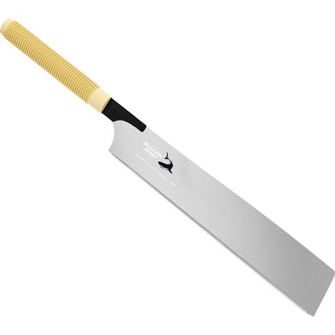 Scie japonaise 5537 Kataba – Lame souple 22,5cm pour bois dur – Coupe précise sans éclat – Acier au carbone haute qualité – Famex