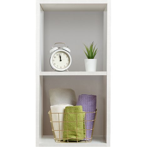2 Cube Bookcase Shelf Display Furniture Storage Shelving Unit Living Room Office (1/5)