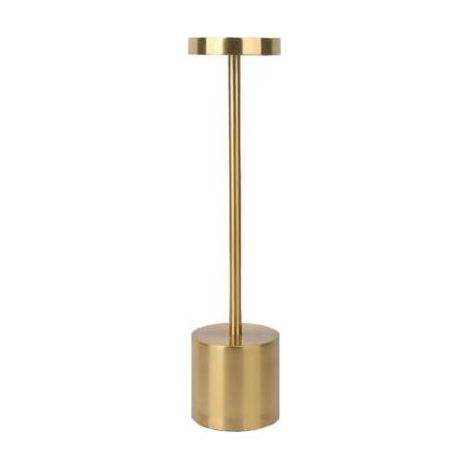 Lampe de table rechargeable sans fil, lampe de bureau LED 5000 mAh design métal, chargement USB 3 modes de couleur, parfaite pour table de chevet, extérieur et terrasse (1/5)