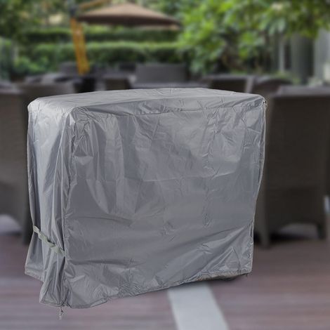 Housse imperméable pour chariot isotherme, housse de protection grise pour chariot isotherme de fête en extérieur (1/5)