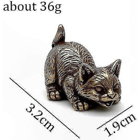 Miniatur-Tierfigur zur Dekoration von Tee und Räucherstäbchen, detailreiches Ornament, Sammlerstück und Zen-Ambiente, Unikat, ideal als Tischaccessoire. (1/5)