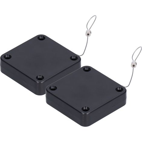Lot de 2 ferme-portes automatiques multifonctionnels sans perçage, résistants à la traction (800 g), avec capteur d'usure et à forte usure. (1/5)