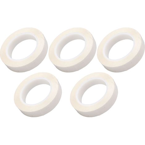 5 Stück 0,05 mm PET-Isolierklebeband, weiß, hitzebeständig, für elektrische Anwendungen (1/5)