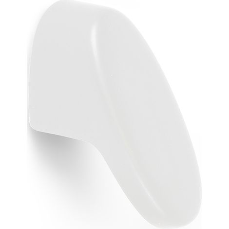 Pomo para Mueble  Estilo Contemporáneo  Fabricado en Zamak  Acabado en Blanco Mate  Medidas 311620 mm  Sistema de Fijación  Incluye Tornillos M4  2 Unidades -