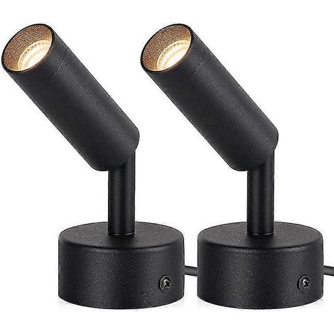 Spots LED 3W pour intérieur, réglables et orientables, pour plantes et éclairage d'accentuation. (1/5)