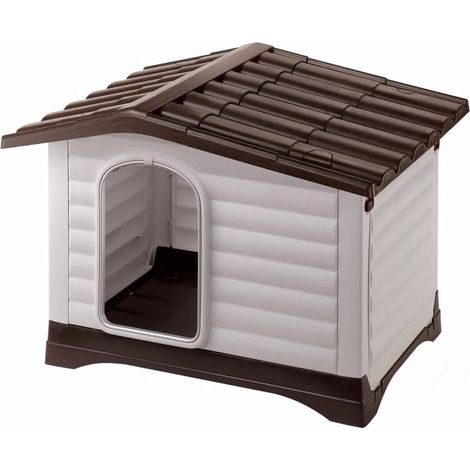 Caseta para perros Villa 90 gris 88x72x65 cm 87255099 Ferplast (1/5)