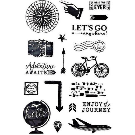 Transparenter Silikonstempel für Kinder und Erwachsene zum Basteln von Grußkarten, DIY-Scrapbooking und mehr