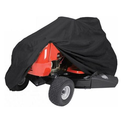 Housse Tondeuse autoportée, Housse de Tracteur de Jardin, Universel, Résistant aux intempéries, Aux UV, Tissu Oxford 210D très résistant (L177 x W110 x H110CM) (1/5)