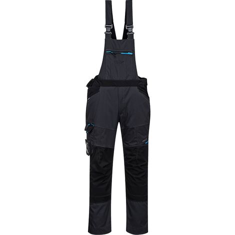Salopette con bretelle WX3 Grigio Metallo 3XL