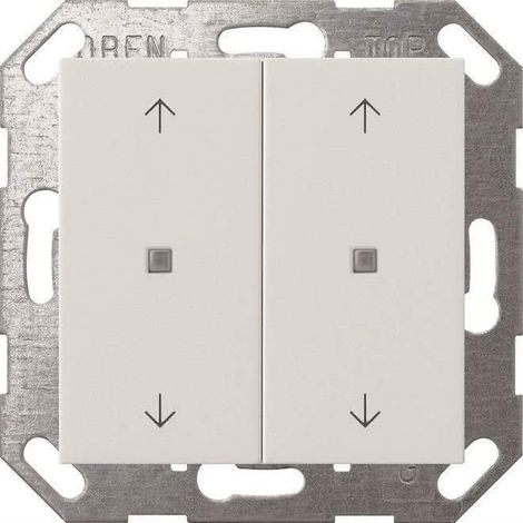 Gira Taster Wippe KNX blanco mando de luz empotrable