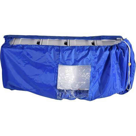 Housse de protection imperméable pour climatiseur Bleu (L) (1/5)