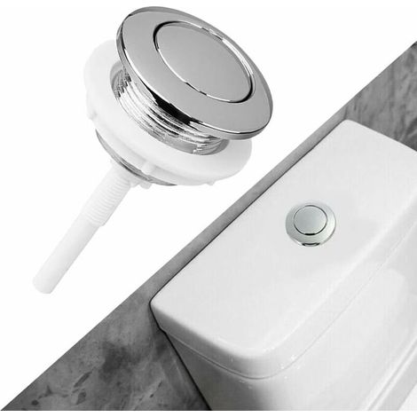 Bouton poussoir de chasse d'eau 38 mm – Économie d'eau – Compatible réservoirs universels – Installation rapide sans outils (1/5)