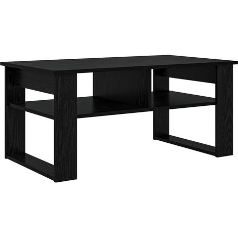Table basse Chêne noir 96 x 54 x 44 cm Bois d'ingénierie