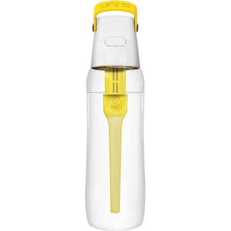 Borraccia Dafi Solid con filtro, gialla, 0,7 l, in Tritan (1/3)