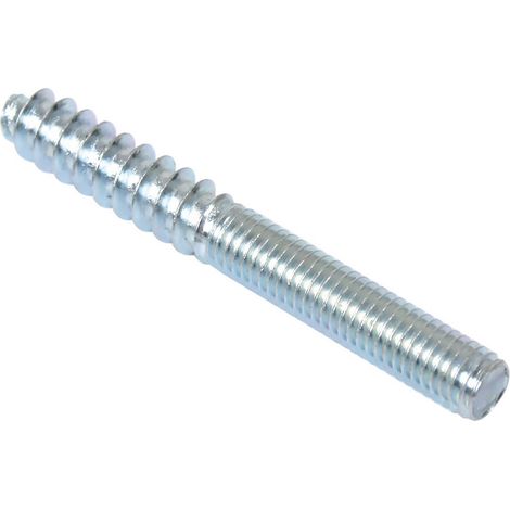 100PZ VITE DI GIUNZIONE DOPPIA FILETTATURA PER MOBILI M8 x 100 mm