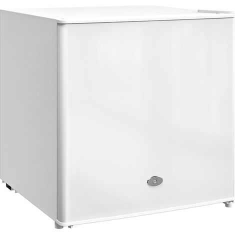 HOMCOM 35L Tabletop Freezer with Removable Wire Shelf and Two Keys, White (1/5)