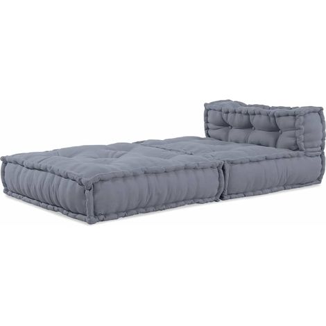 Canapé Modulable Gris 70 x 70 x 56 cm tissu CFW714385 (1/5)