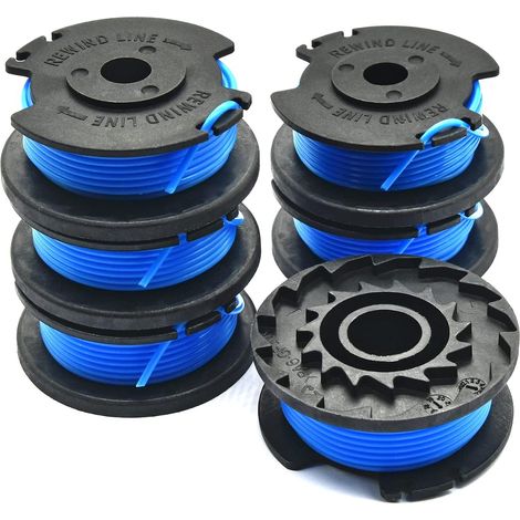 Bobine de fil compatible avec la tondeuse Greenworks 21332 et 21342 (24 V, 40 V et 80 V), lot de 12 (référence 29252). (1/4)