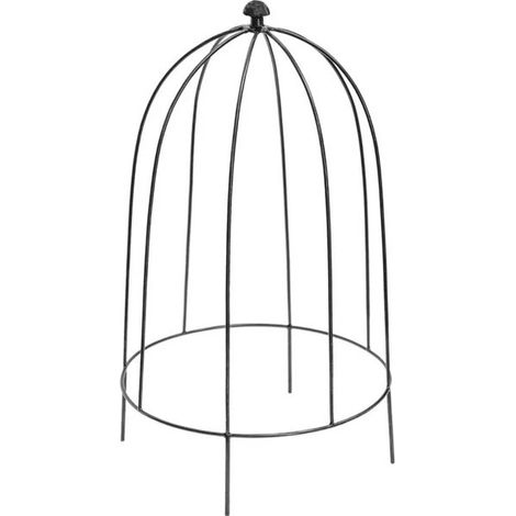 Outdoor Plant Support - Mild Steel - L36 x W36 x H60 cm - Zinc