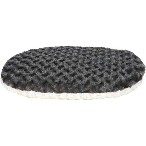 Coussin kaline, ovale 44 × 31 cm, gris/crème (1/4)