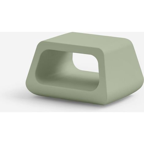 Tavolino polietilene da esterno e interno design contemporaneo Sugar - Verde (1/3)