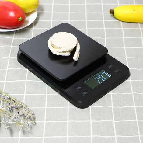 Mini balance de cuisine électronique numérique avec minuteur (1/5)