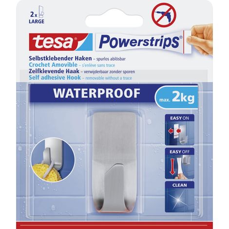 tesa Haken Powerstrip Metall, waterproof Haushaltsklebeband & Klebehaken (1/3)