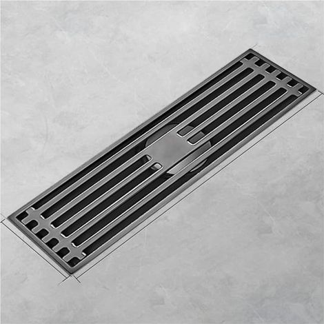 Caniveau de douche linéaire facile à nettoyer, sol rectangulaire (1/5)