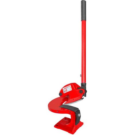 Cisaille a tole a levier avec lame courbee manuelle 70x1,5mm Holzmann hs100flex