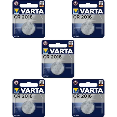 .Varta CR 2016 3V au lithium.