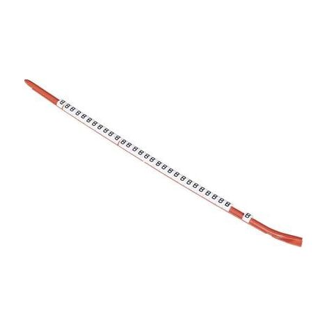 TE Connectivity STD03W-T Clip de marquage Impression T Plage de Ø extérieur 1.90 à 2.65 mm 006340-00 (1/2)