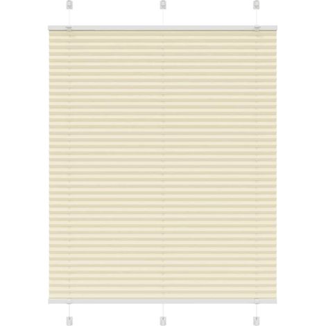 Plissee Creme 110x150 cm Stoffbreite 109,4 cm Polyester