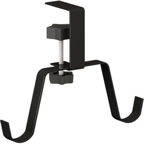 Standing desk hook, table bag hook, headphone hanging bracket - Space-saving tabletop backpack hook for school bags and briefcases (1/5)