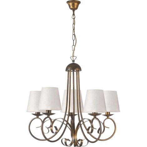 lampadario onli "pompei" 5 luci, e14 (1/4)