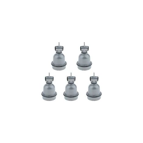 5 Stück E27 LED-Lampensockel, wasserdichter Lampenhalter, Schweine-Sockel-Adapter (1/2)