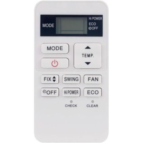 Ersatzfernbedienung für Toshiba Klimaanlagen (AC A/C RBC-ASX11E-C, RAS-24BKVG-TR, RAS-07BAV-E, RAS-10BAV-E, RAS-07BAVG-E, RAS-05BAVG-E, RAS-18BAVG-RAS-05BAVG-E-1) (1/5)