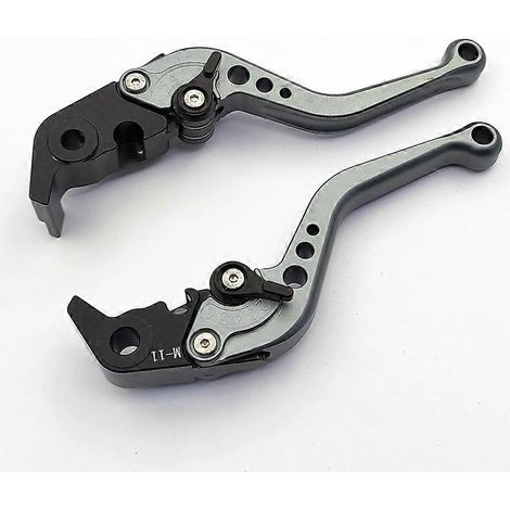 Levier de frein, klaxon et embrayage modifié pour moto KTM RC8/R 2009-2016 (tige courte grise) (1/5)
