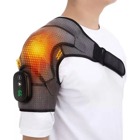 Masseur D'épaule, Coussin Chauffant Pour Épaule, Épaules Shiatsu Et Avec Chaleur Apaisante, 3 Niveaux De Chauffage Et De Massage (1/5)
