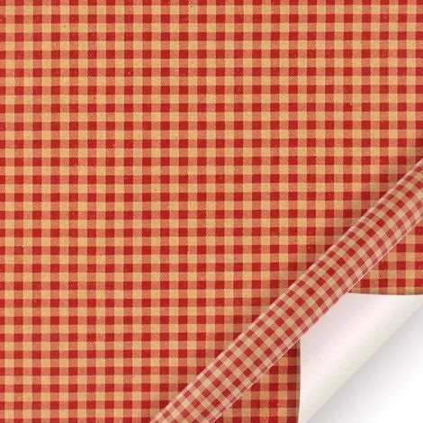 Rouleaux de papier cadeau de Noël - 43 cm x 3 m/rouleau - Parfaits pour emballer les cadeaux de Noël et décorer les fêtes, à carreaux rouges (1/5)