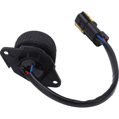 Bouton de commande de moteur d'accélérateur en acier allié ABS, bouton rotatif sensible pour moteur d'accélérateur 21Q4-20812 pour pelle hydraulique Hyundai R 9 (1/5)