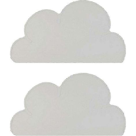 Sets de table légers et portables en silicone - Sets de table de qualité alimentaire pour enfants et tout-petits - Faciles à nettoyer pour des repas sans dégâts (1/4)