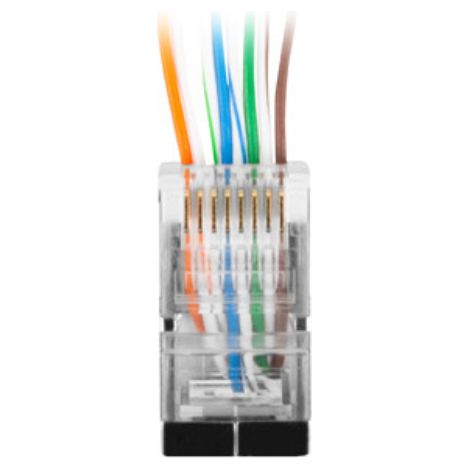 Lanberg PLS-6020EZ conector RJ45 Transparente