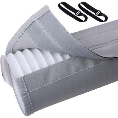 Gaine de protection pour tuyau de climatiseur portable 150 x 50 cm - Gaine isolante pour tuyau de climatiseur - Installation facile (1/5)