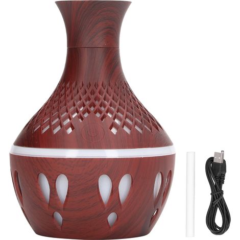 Humidificateur d'aromathérapie silencieux sans eau, arrêt automatique, diffuseur d'arômes USB avec lumière colorée, 300 ml (1/5)
