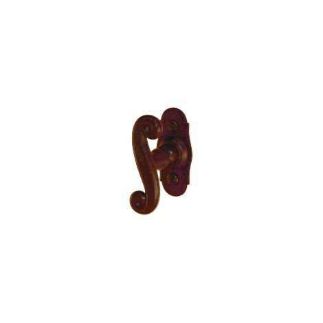 Bouton crémone sur platine Volute BRIONNE Fer rouillé - 1070700RO (1/2)
