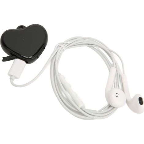 Enregistreur audio miniature en forme de cœur, pendentif 4 Go, MP3, HD, réduction de bruit, activation vocale