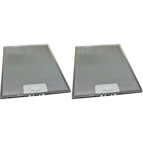 2 x Universal Cooker Hood Metal Grease Filter 370mm x 270mm (1/2)