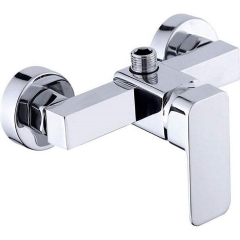 Rubinetto doccia a parete, rubinetto doccia singolo, rubinetto vasca, rubinetto doccia, miscelatore acqua calda e fredda OUYLAF (1/4)