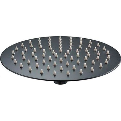 Rociador redondo de Ø20 cm negro mate [ IMEX® ]