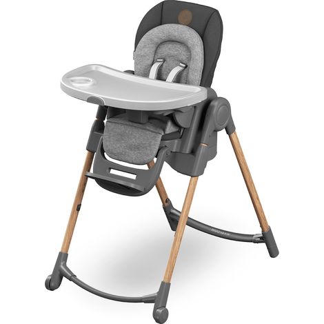 Chaise Haute Bébé Evolutive, 0-60 kg, Essential Graphite (1/5)